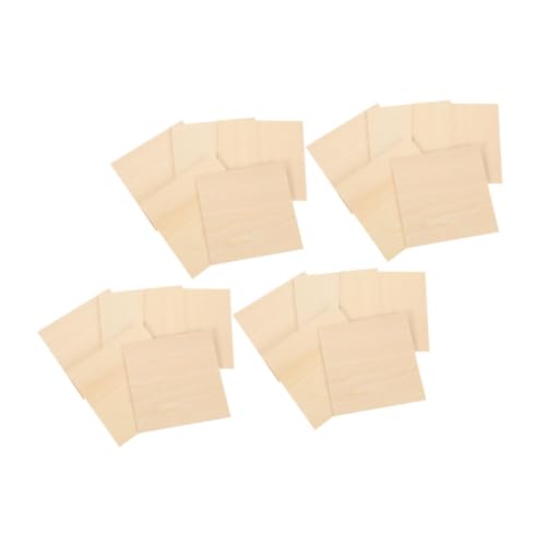 ERINGOGO 20 Stück Teiliges Platten aus Unbehandeltem Material Langlebige Tafeln für Vielseitige DIY bastelprojekte für Holzmodellbau und Kreative Handwerksarbeiten von ERINGOGO