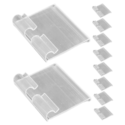ERINGOGO 20 Stück Transparente Preisschilderhalter aus PVC Klarer Etikettenhalter mit Einfachem Einschub für Supermarktregale Effizienter Schildhalter für Verkaufsflächen ERINGOGO 20 Stück Transparente Preisschilderhalter aus PVC Klarer Etikettenhalter mit Einfachem Einschub für Supermarktregale Effizienter Schildhalter für Verkaufsflächen von ERINGOGO