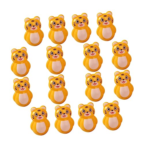 ERINGOGO 20 Stück Tumbler Auto Auto Für Babys Autos Kinderspielzeug Mini Kinderspielzeug Tiger Wackelspielzeug Wackelpuppe Wackelspielzeug Kindergeschenk Aus Kunststoff von ERINGOGO
