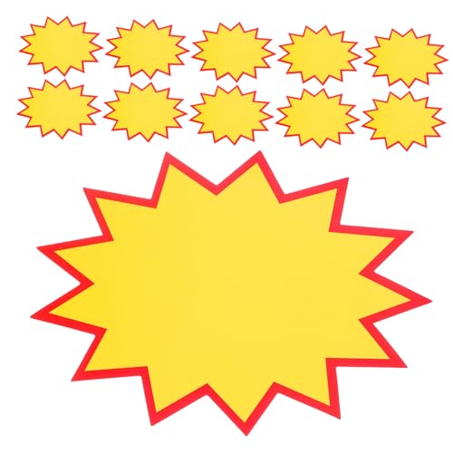 ERINGOGO 200 Stück Preisetiketten für Supermärkte Blanko Preiszeichen für Geschäfte Preislabels für Kleidung Vielseitig Einsetzbare Verkaufsschilder Langlebig und Praktisch für Effektive von ERINGOGO