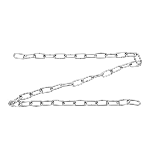 ERINGOGO 201 Edelstahl Edelstahlkette Bulk Boxsackkette Silber Metall Rigging Kette Edelstahl Hängekette von ERINGOGO