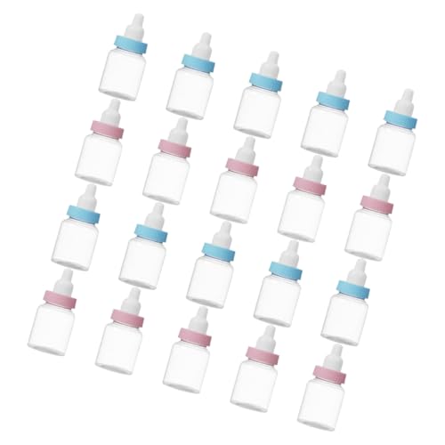 ERINGOGO 20St Süßigkeiten Box babyflasche babygeschenk transparente flasche Babypartygeschenk Partyzubehör Behälter für Bonbongläser Süßigkeitenbehälter Babyparty-Miniflaschen Plastik von ERINGOGO
