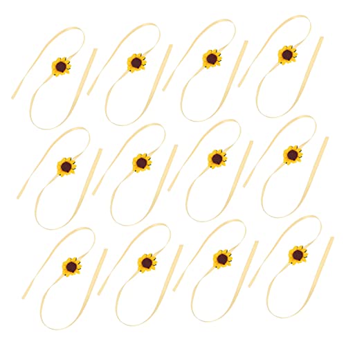 ERINGOGO 20Stücke Goldene Sonnenblumen Cupcake Wrapper Und Tortenaufleger Für Hochzeiten Und Feiern Dekoration Für Desserts Und Backwaren von ERINGOGO
