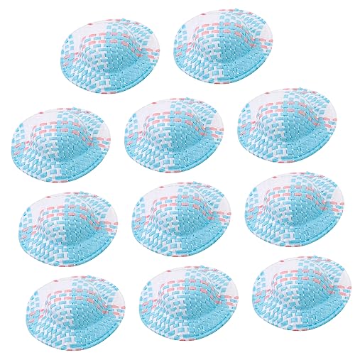 ERINGOGO 20stücke Mini-strohhüte Teiliges Gewebte Puppenhüte Für -bastelprojekte Puppenhaus-Dekoration Rustikale Miniaturaccessoires Geeignet Für Mini-Dolls Und Flaschen- ERINGOGO 20stücke Mini-strohhüte Teiliges Gewebte Puppenhüte Für -bastelprojekte Puppenhaus-Dekoration Rustikale Miniaturaccessoires Geeignet Für Mini-Dolls Und Flaschen- von ERINGOGO