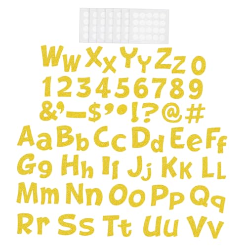 ERINGOGO 216 Stück Teiliges Glitzer Alphabet Papier für Bulletin Boards Dickes Dekoratives Papier für Heimdekoration Klassenzimmer Partys und Diy Leuchtende Buchstaben für Wand und ERINGOGO 216 Stück Teiliges Glitzer Alphabet Papier für Bulletin Boards Dickes Dekoratives Papier für Heimdekoration Klassenzimmer Partys und Diy Leuchtende Buchstaben für Wand und von ERINGOGO