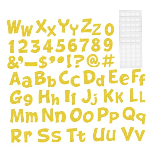 ERINGOGO 216 Stück Teiliges Glitzer Alphabet aus Dickem Papier Dekorative Buchstaben für Bulletin Boards Kreative Wanddeko für Klassenzimmer Partys Schule und Büro Vielseitige ERINGOGO 216 Stück Teiliges Glitzer Alphabet aus Dickem Papier Dekorative Buchstaben für Bulletin Boards Kreative Wanddeko für Klassenzimmer Partys Schule und Büro Vielseitige von ERINGOGO