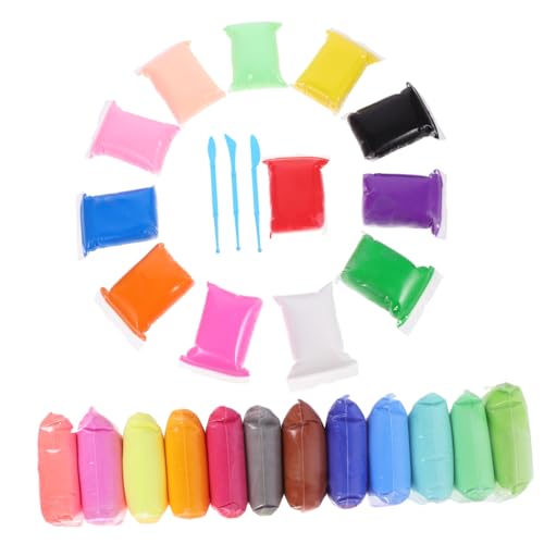 ERINGOGO 24 Packungen Diy Knete Farben Lufttrocknende Modelliermasse für Kreatives Bastelmaterial für Kleine Tierfiguren Schlüsselanhänger und Mehr Sicher ERINGOGO 24 Packungen Diy Knete Farben Lufttrocknende Modelliermasse für Kreatives Bastelmaterial für Kleine Tierfiguren Schlüsselanhänger und Mehr Sicher von ERINGOGO