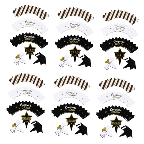 ERINGOGO 24 Stück Kuchen umgebende Karten Hochschule Dekoration Kuchen Picks Felgen Abschlusstorte Grad Name Dessert -Topper Abschlussfeier liefert Kuchenverzierungen Papier ERINGOGO 24 Stück Kuchen umgebende Karten Hochschule Dekoration Kuchen Picks Felgen Abschlusstorte Grad Name Dessert -Topper Abschlussfeier liefert Kuchenverzierungen Papier von ERINGOGO