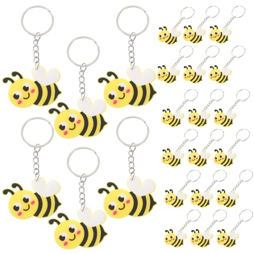 ERINGOGO 24 Stück Teiliges Bienen Schlüsselanhänger Cartoon Design Metall und Material Langlebig Dekorativer Anhänger für Schlüssel Taschen Geschenk ERINGOGO 24 Stück Teiliges Bienen Schlüsselanhänger Cartoon Design Metall und Material Langlebig Dekorativer Anhänger für Schlüssel Taschen Geschenk von ERINGOGO