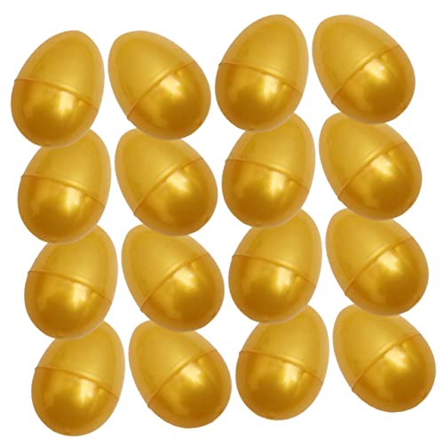 ERINGOGO 24 Stück Teiliges Kreative Goldene Spielzeugeier aus Robustem Kunststoff Wiederbefüllbar und Leicht zu Öffnen als Süßigkeitenbox Partydeko und Ei für Geburtstags und ERINGOGO 24 Stück Teiliges Kreative Goldene Spielzeugeier aus Robustem Kunststoff Wiederbefüllbar und Leicht zu Öffnen als Süßigkeitenbox Partydeko und Ei für Geburtstags und von ERINGOGO