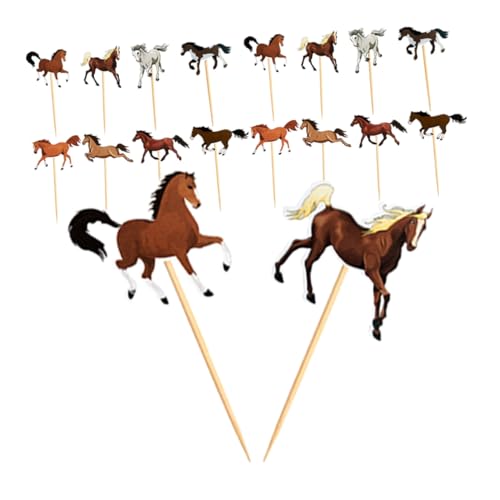 ERINGOGO 24 Stück Teiliges Pferde Geburtstag Tortendeko Tier Motiv Cake Topper für Mädchen Einfache Kuchen und Cupcake Dekoration Lebendige Pferde Partyaccessoires für Geburtstagsfeiern ERINGOGO 24 Stück Teiliges Pferde Geburtstag Tortendeko Tier Motiv Cake Topper für Mädchen Einfache Kuchen und Cupcake Dekoration Lebendige Pferde Partyaccessoires für Geburtstagsfeiern von ERINGOGO