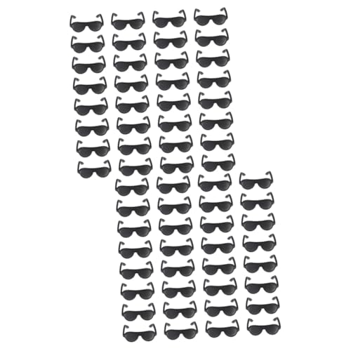 ERINGOGO 240 STK Mini-Sonnenbrille Puppengesichter zum Basteln Puppe Sonnenbrille Mini spielhaus zubehör draußen spielhaus Accessoires kostüm gläser Anziehbrille für Puppen Brille Spielzeug von ERINGOGO