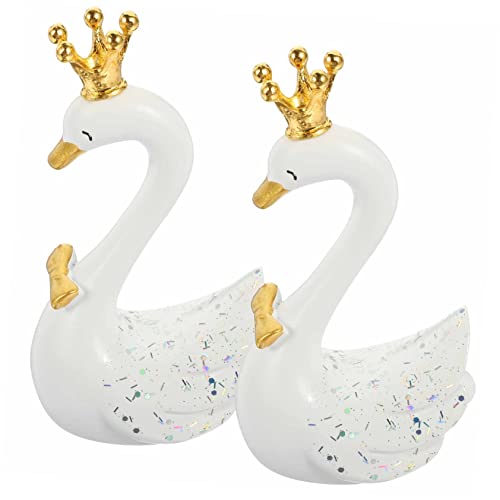 ERINGOGO Schwan Spielzeug Figuren Harz Handwerk Mini Schwan Figuren Für Garten Auto Ornamente Wohnkultur ERINGOGO Schwan Spielzeug Figuren Harz Handwerk Mini Schwan Figuren Für Garten Auto Ornamente Wohnkultur von ERINGOGO