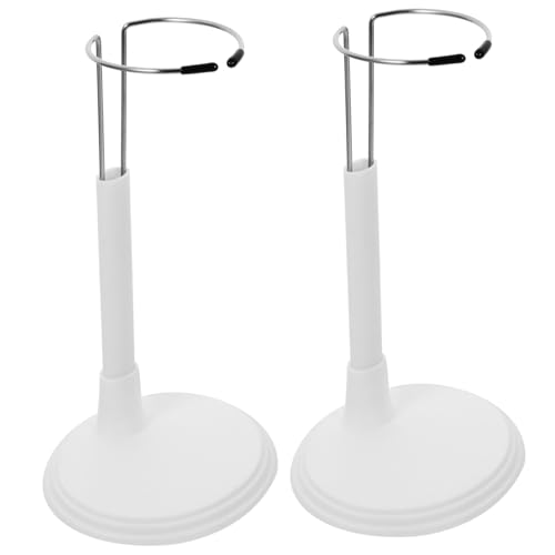 ERINGOGO 2Stücke Puppenständer Tragbarer Lagerregal für Puppen zur Aufbewahrung und Präsentation von Puppen Zuhause und Geschäfte Weißes Design von ERINGOGO
