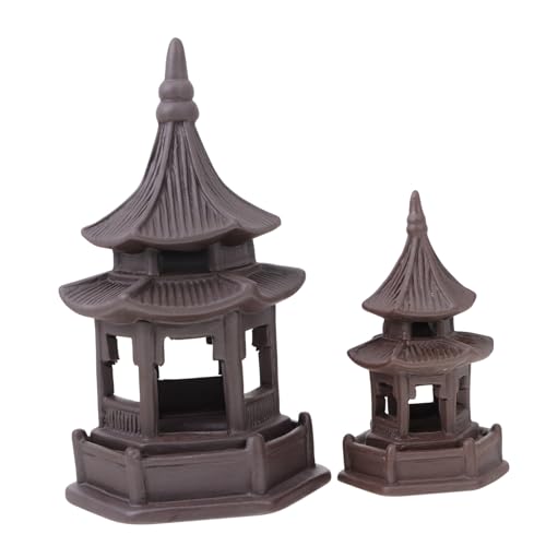 ERINGOGO 2Stücke Schmuckstücke für Mikro Landschaften Ornament für Schreibtisch und Zuhause Realistische Details und Klassisches Design von ERINGOGO