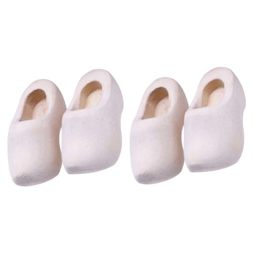 ERINGOGO 2paare Mini Holzschuhe Pärchen Blanko Puppenhaus Dekoration Miniatur Holzschuhe Zubehör Für Kreative Bastelprojekte Der Puppenstube ERINGOGO 2paare Mini Holzschuhe Pärchen Blanko Puppenhaus Dekoration Miniatur Holzschuhe Zubehör Für Kreative Bastelprojekte Der Puppenstube von ERINGOGO