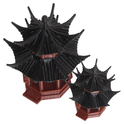 ERINGOGO 2st Mikrolandschaftspavillon Pavillon-Ornament Pavillon Dekorationen Bonsai-Figuren Aquarium-pavillon- Kleine Statuen Outdoor- Aquarium-Dekoration Tischdekoration Plastik ERINGOGO 2st Mikrolandschaftspavillon Pavillon-Ornament Pavillon Dekorationen Bonsai-Figuren Aquarium-pavillon- Kleine Statuen Outdoor- Aquarium-Dekoration Tischdekoration Plastik von ERINGOGO
