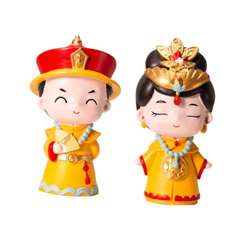 ERINGOGO 2stücke Chinesische Kaiserliche Cake Dekorationen Resin Figuren Für Geburtstagstorte Desktop Ornamente Für Party Deko Kompakte Lustige Figuren ERINGOGO 2stücke Chinesische Kaiserliche Cake Dekorationen Resin Figuren Für Geburtstagstorte Desktop Ornamente Für Party Deko Kompakte Lustige Figuren von ERINGOGO