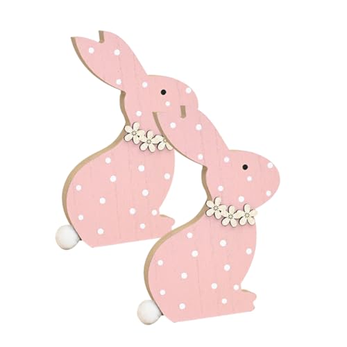 ERINGOGO 2stücke Hasen Deko Rustikale Osterdekoration Für Tisch Und Niedliche Froschfigur Für Fröhliche -szenen Für Ostern Und Ganzjährig ERINGOGO 2stücke Hasen Deko Rustikale Osterdekoration Für Tisch Und Niedliche Froschfigur Für Fröhliche -szenen Für Ostern Und Ganzjährig von ERINGOGO