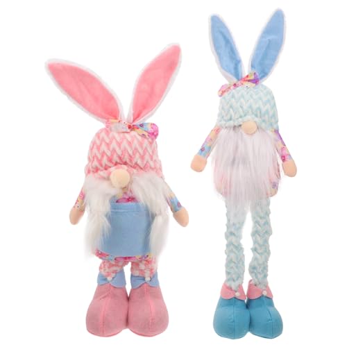 ERINGOGO 2stücke Ostern GNOME Figuren Erweiterbare Osterhasen Deko Niedliche GNOME Mit Langem Für Frühlingsdekoration Im Oder Tisch ERINGOGO 2stücke Ostern GNOME Figuren Erweiterbare Osterhasen Deko Niedliche GNOME Mit Langem Für Frühlingsdekoration Im Oder Tisch von ERINGOGO