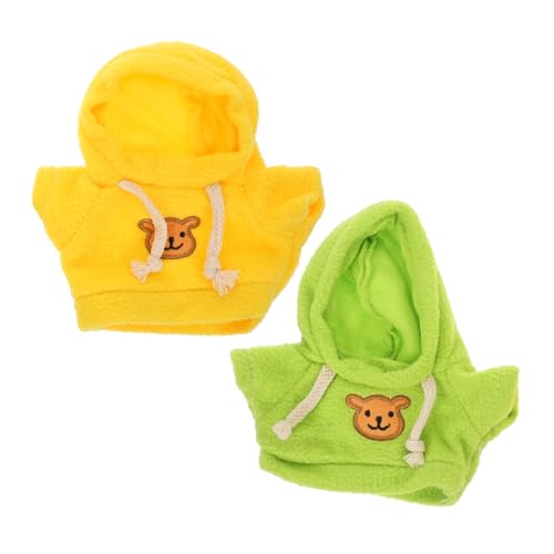 ERINGOGO 2stücke Teiliges Bär Hoodie Kleidung Niedliche Pullover Für Plüschbären Und Puppen Zubehör Für Stofftiere Waschbar Und Wiederverwendbar Zum Aufpeppen Ihrer Kuscheltiere ERINGOGO 2stücke Teiliges Bär Hoodie Kleidung Niedliche Pullover Für Plüschbären Und Puppen Zubehör Für Stofftiere Waschbar Und Wiederverwendbar Zum Aufpeppen Ihrer Kuscheltiere von ERINGOGO