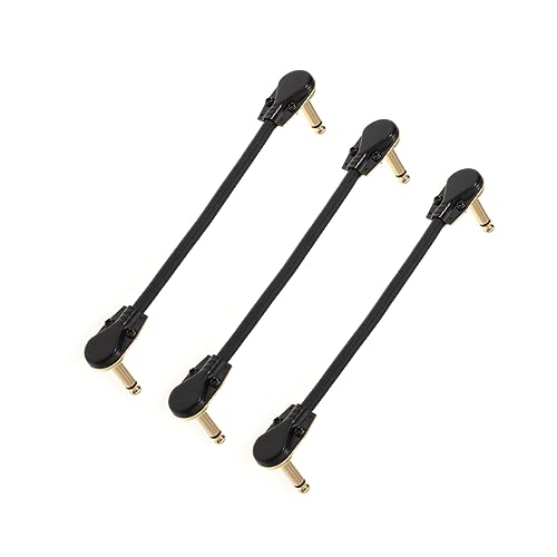 ERINGOGO 3 STÜCKE Teiliges Instrumentenkabel Rechtswinklige Klinkenstecker Doppelt Geschirmt mit Sauerstofffreiem Robustes Patchkabel für Gitarre Bass Keyboard Rauschfreie Audioübertragung ERINGOGO 3 STÜCKE Teiliges Instrumentenkabel Rechtswinklige Klinkenstecker Doppelt Geschirmt mit Sauerstofffreiem Robustes Patchkabel für Gitarre Bass Keyboard Rauschfreie Audioübertragung von ERINGOGO