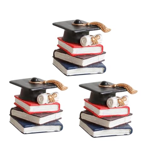 ERINGOGO 3 Stück Doktorhutbuch dekoration Dessertringe Grad Kuchentopper der Abschlusssaison Grad Party Kuchen Topper Buch-Kuchen-Deckel Kuchen mit Abschlusskappe shuzhi ERINGOGO 3 Stück Doktorhutbuch dekoration Dessertringe Grad Kuchentopper der Abschlusssaison Grad Party Kuchen Topper Buch-Kuchen-Deckel Kuchen mit Abschlusskappe shuzhi von ERINGOGO