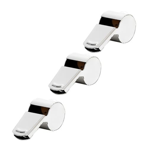 ERINGOGO 3 Stück Edelstahl Pfeifen Tragbare Sportpfeifen mit Umhängeband Laut und Robust für Schiedsrichter Trainer Notfall Outdoor Aktivitäten ERINGOGO 3 Stück Edelstahl Pfeifen Tragbare Sportpfeifen mit Umhängeband Laut und Robust für Schiedsrichter Trainer Notfall Outdoor Aktivitäten von ERINGOGO