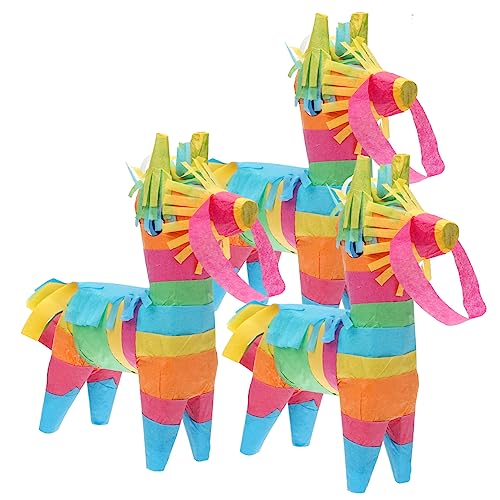 ERINGOGO 3 Stück Handgefertigte Mini Esel Papier Pinata Leichte Mexikanische Fiesta Party Dekoration Kindergeburtstag zum Befüllen mit Süßigkeiten und Party Gefälligkeiten für Cinco De ERINGOGO 3 Stück Handgefertigte Mini Esel Papier Pinata Leichte Mexikanische Fiesta Party Dekoration Kindergeburtstag zum Befüllen mit Süßigkeiten und Party Gefälligkeiten für Cinco De von ERINGOGO