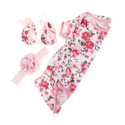 ERINGOGO 3 Stück Puppenkleidung wiedergeborene Puppe Kleidung für Mädchen Schuhe Neugeborene Kleidung Babykleidung für Neugeborene Zubehör für wiedergeborene Babypuppen Baumwolle Rosa ERINGOGO 3 Stück Puppenkleidung wiedergeborene Puppe Kleidung für Mädchen Schuhe Neugeborene Kleidung Babykleidung für Neugeborene Zubehör für wiedergeborene Babypuppen Baumwolle Rosa von ERINGOGO