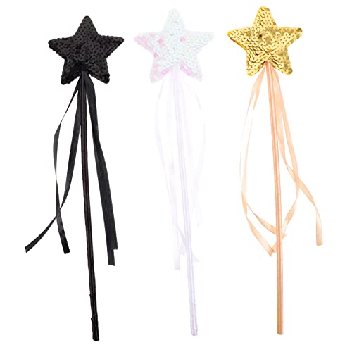 ERINGOGO 3 Stück Teiliges Glitzernde Feenstäbe für Handheld Magische Stäbe Gold Rosa und Schwarz für Kostümpartys und Kreative Spielstunden ERINGOGO 3 Stück Teiliges Glitzernde Feenstäbe für Handheld Magische Stäbe Gold Rosa und Schwarz für Kostümpartys und Kreative Spielstunden von ERINGOGO