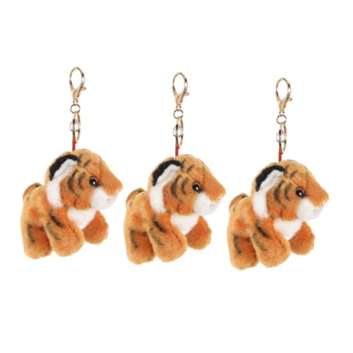 ERINGOGO 3 Stück Teiliges Set Plüsch Tiger Schlüsselanhänger Kuscheliger Wildtier Anhänger Partygeschenk Shower Tasche Charme Zubehör ERINGOGO 3 Stück Teiliges Set Plüsch Tiger Schlüsselanhänger Kuscheliger Wildtier Anhänger Partygeschenk Shower Tasche Charme Zubehör von ERINGOGO
