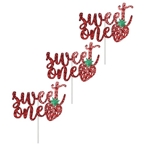 ERINGOGO 3 Stück Tortenschild Dessert Cupcake Topper Fruchtstäbchen Erster Geburtstag Tortendekoration Topper Dessert Picks Tortenaufsätze Fruchteinsätze Premium ERINGOGO 3 Stück Tortenschild Dessert Cupcake Topper Fruchtstäbchen Erster Geburtstag Tortendekoration Topper Dessert Picks Tortenaufsätze Fruchteinsätze Premium von ERINGOGO