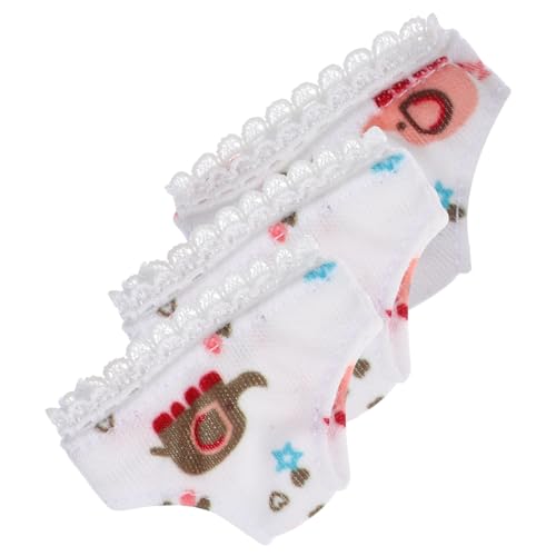 ERINGOGO 3 Stück Weiße Shorts Unterwäsche Babypuppenkleidung Puppenzubehör Puppen Mini Shorts Höschen Panty Kurze Shorts Minikleidung Stoffspielzeug Kleidungszubehör Kleidung Für Stoff ERINGOGO 3 Stück Weiße Shorts Unterwäsche Babypuppenkleidung Puppenzubehör Puppen Mini Shorts Höschen Panty Kurze Shorts Minikleidung Stoffspielzeug Kleidungszubehör Kleidung Für Stoff von ERINGOGO