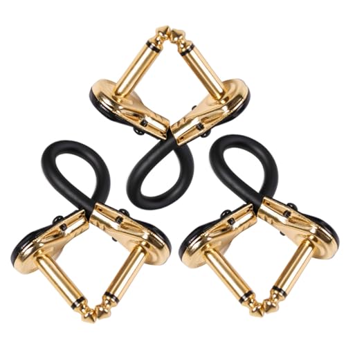 ERINGOGO 3 Stück Wirkungslinie Kabel Schnüre Multipack Pro Patch Farbig Draht Wohnung Geflochten Isoliert Gitarre Golden Pvc ERINGOGO 3 Stück Wirkungslinie Kabel Schnüre Multipack Pro Patch Farbig Draht Wohnung Geflochten Isoliert Gitarre Golden Pvc von ERINGOGO