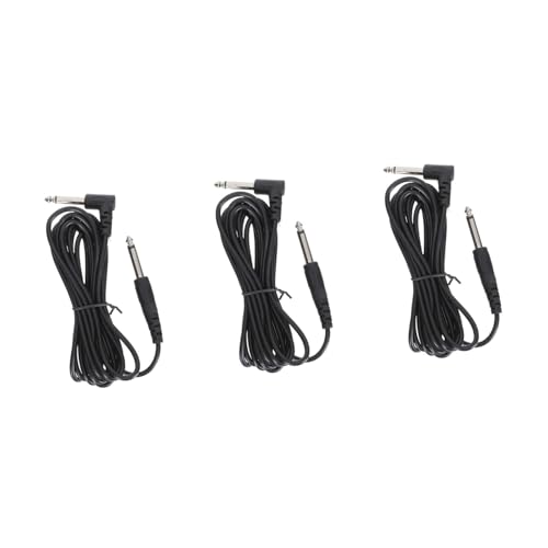 ERINGOGO 3 Stücke Audio Kabel für Gitarre Robuste Lautsprecherkabel mit Hoher Haltbarkeit für Elektrische Gitarren und Lautsprecherverbindungen von ERINGOGO