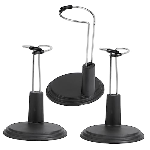 ERINGOGO 3 Stücke Puppenständer Stützständer Für Puppen Puppen Gestell Blau Halten Marionette Puppe Stehen Klar Puppenhandarbeit Display Ständer Steht Halter Mädchen Plastik Black ERINGOGO 3 Stücke Puppenständer Stützständer Für Puppen Puppen Gestell Blau Halten Marionette Puppe Stehen Klar Puppenhandarbeit Display Ständer Steht Halter Mädchen Plastik Black von ERINGOGO