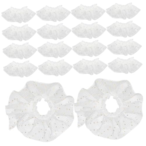 ERINGOGO 30 Stück Minirock Tutus Puppe Miniatur Ballettröckchen gemacht kompakte Tutu-Rock-Kleidung Bezauberndes Tutu-Rock- Neugeborener Tutu-Rock Mädchen Tüllrock Stoff Beige von ERINGOGO