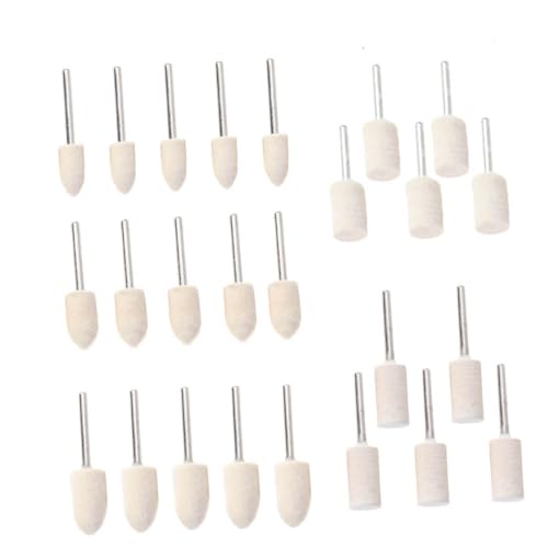 ERINGOGO 30 Stück Teiliges Woll polierscheiben set Polieraufsätze für Glas Schmuck Edelstahl Mechanische Teile Gleichmäßige Politur Zubehör für Schönheitsgeräte ERINGOGO 30 Stück Teiliges Woll polierscheiben set Polieraufsätze für Glas Schmuck Edelstahl Mechanische Teile Gleichmäßige Politur Zubehör für Schönheitsgeräte von ERINGOGO