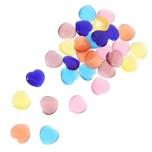 ERINGOGO 30 Stück herzförmiges Kristallerz Bastelquarz Armbänder zur Herstellung von Perlenanhängern Steine für die Schmuckherstellung Kristallperlen Perlen für Halskettenanhänger Opal ERINGOGO 30 Stück herzförmiges Kristallerz Bastelquarz Armbänder zur Herstellung von Perlenanhängern Steine für die Schmuckherstellung Kristallperlen Perlen für Halskettenanhänger Opal von ERINGOGO
