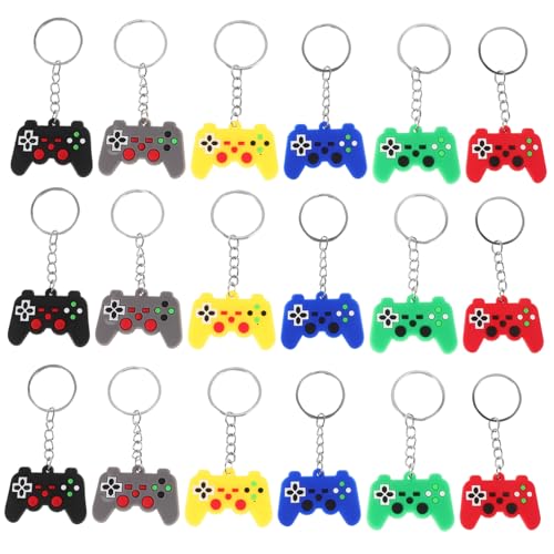 ERINGOGO 30 Stücke Controller Schlüsselanhänger Gaming Party Favors Videospiel Party Favors Videospiel Schlüsselanhänger Edelstahl von ERINGOGO
