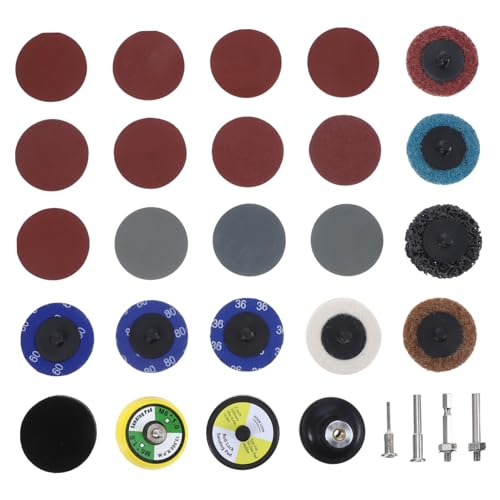 ERINGOGO 300 Stück Lackentfernungsscheibe Unterlage Schleifer Sandpapier Auto Schleifpapier schleifmaschine schleifscheibe Schleifpapier mit hoher Körnung Schleifpapier Bohraufsatz Plastik von ERINGOGO
