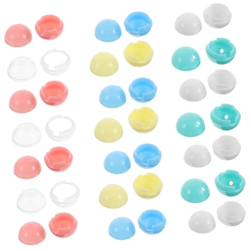 ERINGOGO 30Stücke Plastikkapseln für Mini Kaugummiautomaten Leere Runde Kapseln Verschiedenen Farben Transparent für DIY Bastelbedarf ERINGOGO 30Stücke Plastikkapseln für Mini Kaugummiautomaten Leere Runde Kapseln Verschiedenen Farben Transparent für DIY Bastelbedarf von ERINGOGO