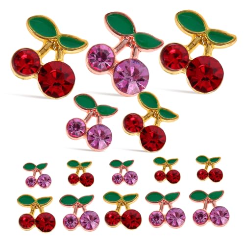 ERINGOGO 32 Stück Teiliges Nagel Charms mit Kirschdesign Kleine Strasssteine für Nagelkunst DIY Nail Art Schmuck für Natürliche und Künstliche Nägel für Partys und Besondere Anlässe ERINGOGO 32 Stück Teiliges Nagel Charms mit Kirschdesign Kleine Strasssteine für Nagelkunst DIY Nail Art Schmuck für Natürliche und Künstliche Nägel für Partys und Besondere Anlässe von ERINGOGO