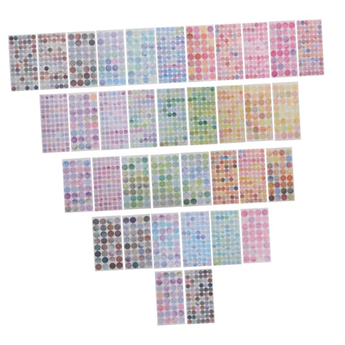 ERINGOGO 36 Blatt Bunte Selbstklebende Punktaufkleber Kleine Runde Farbige Sticker zum Organisieren Codieren und Dekorieren für Schule Büro und Zuhause Rückstandslos Haftend Vielfältige ERINGOGO 36 Blatt Bunte Selbstklebende Punktaufkleber Kleine Runde Farbige Sticker zum Organisieren Codieren und Dekorieren für Schule Büro und Zuhause Rückstandslos Haftend Vielfältige von ERINGOGO