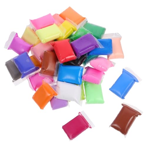 ERINGOGO 36 Packungen Modelliermasse für Ultra Leichte Knete für DIY Bastelprojekte Sicher und Langlebig Fördert Kreativität und Fantasie für Junge Bastler und Kreative von ERINGOGO