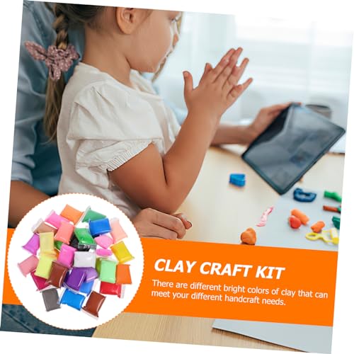 ERINGOGO 36 Packungen Teiliges Diy Modelliermasse Ultraleichte Bunte Knetmasse für Ungiftig Kreativ Langlebig für Jungen und Mädchen zum Basteln von ERINGOGO
