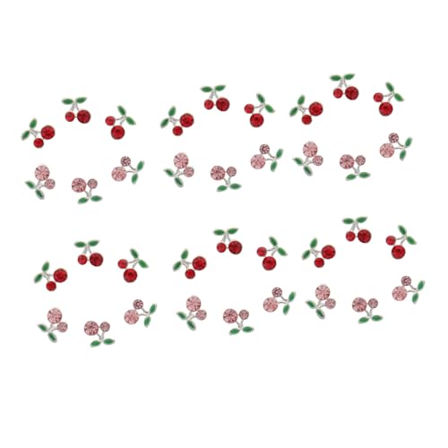 ERINGOGO 36 Stück Teiliges Kirsch Nagelschmuck aus Langlebiger Legierung Nail Art Charms in Rot und Silber Einfache Anwendung für Natürliche und Künstliche Nägel für Damen DIY Nageldesign ERINGOGO 36 Stück Teiliges Kirsch Nagelschmuck aus Langlebiger Legierung Nail Art Charms in Rot und Silber Einfache Anwendung für Natürliche und Künstliche Nägel für Damen DIY Nageldesign von ERINGOGO