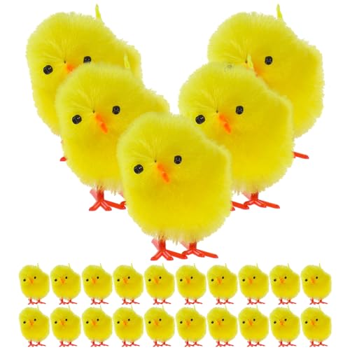 ERINGOGO 36Stücke Mini Kükenornamente Plastikkükenfiguren für Kreative Dekoration und Party Favor Niedliche Hühnerschmuck für Zuhause und Feste Langlebige und Auffällige ERINGOGO 36Stücke Mini Kükenornamente Plastikkükenfiguren für Kreative Dekoration und Party Favor Niedliche Hühnerschmuck für Zuhause und Feste Langlebige und Auffällige von ERINGOGO
