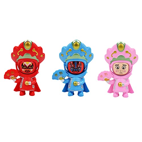 ERINGOGO 3Stücke Teiliges Sichuan Operngesicht Wechselpuppe Traditionelles Chinesisches Souvenir Kreatives für Freunde Verschiedene von ERINGOGO